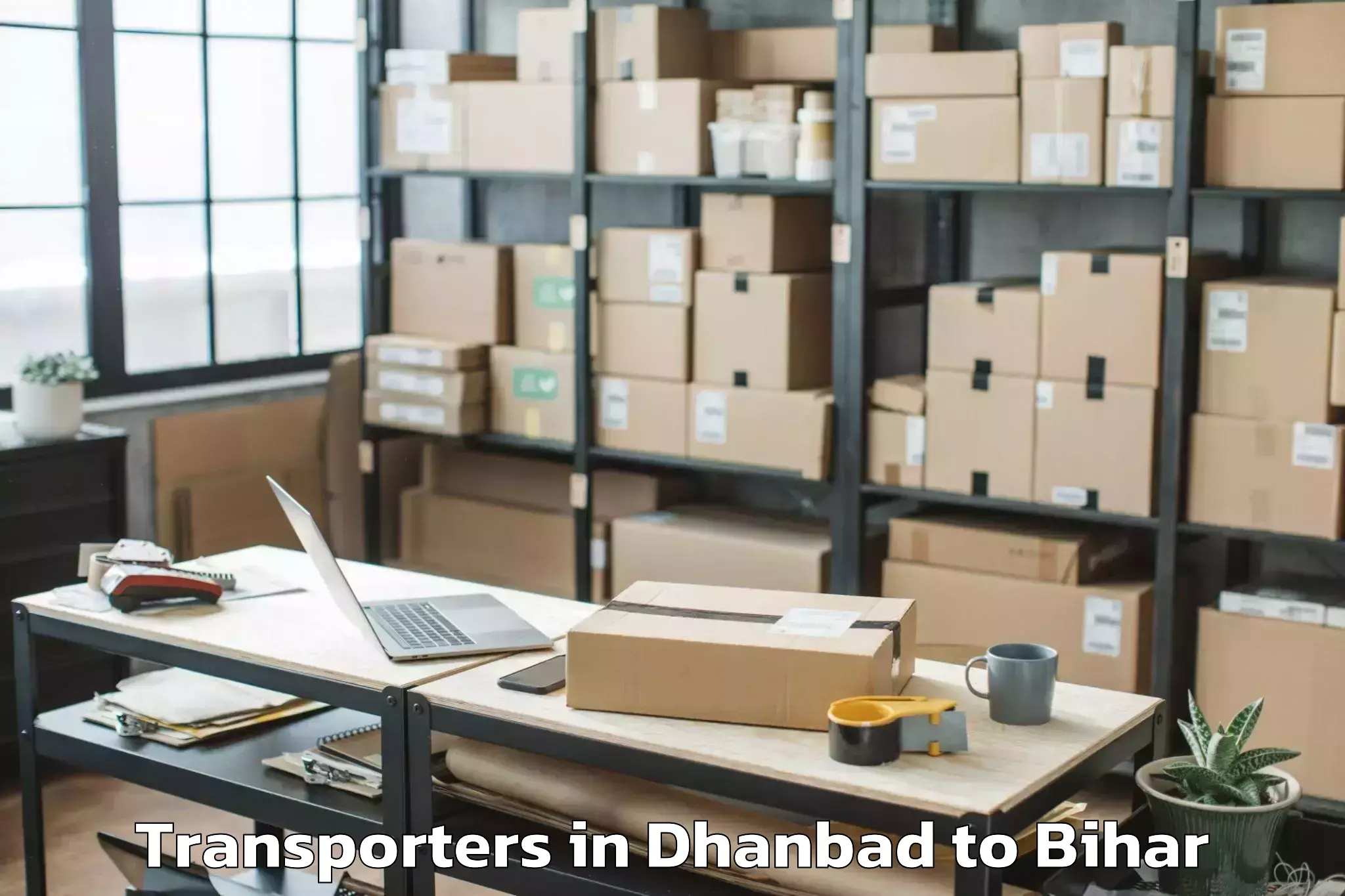 Book Dhanbad to Barbigha Transporters Online